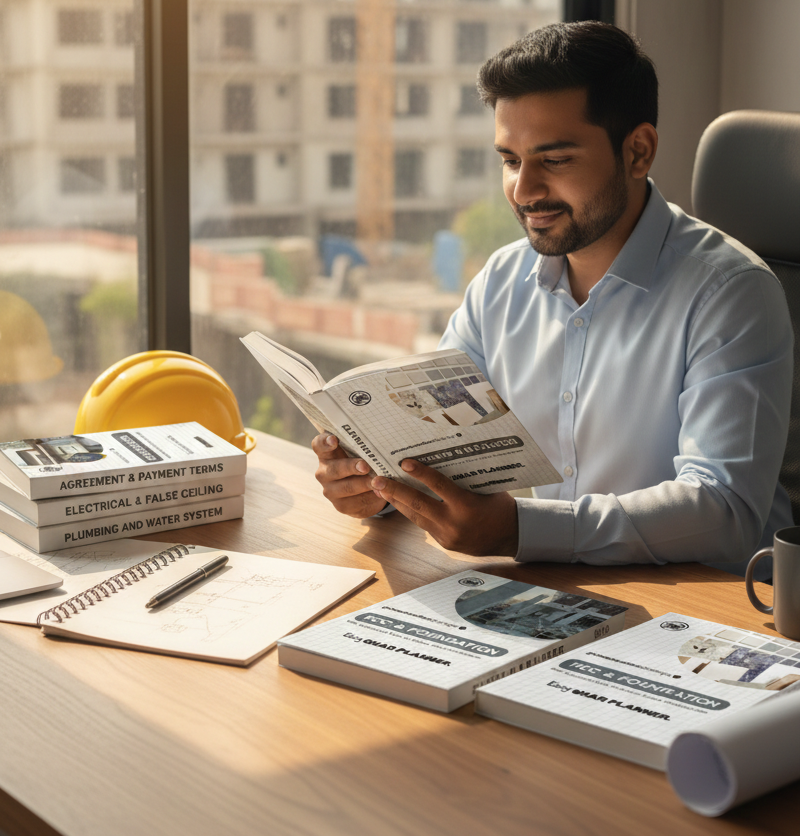 7 Planner Books Display