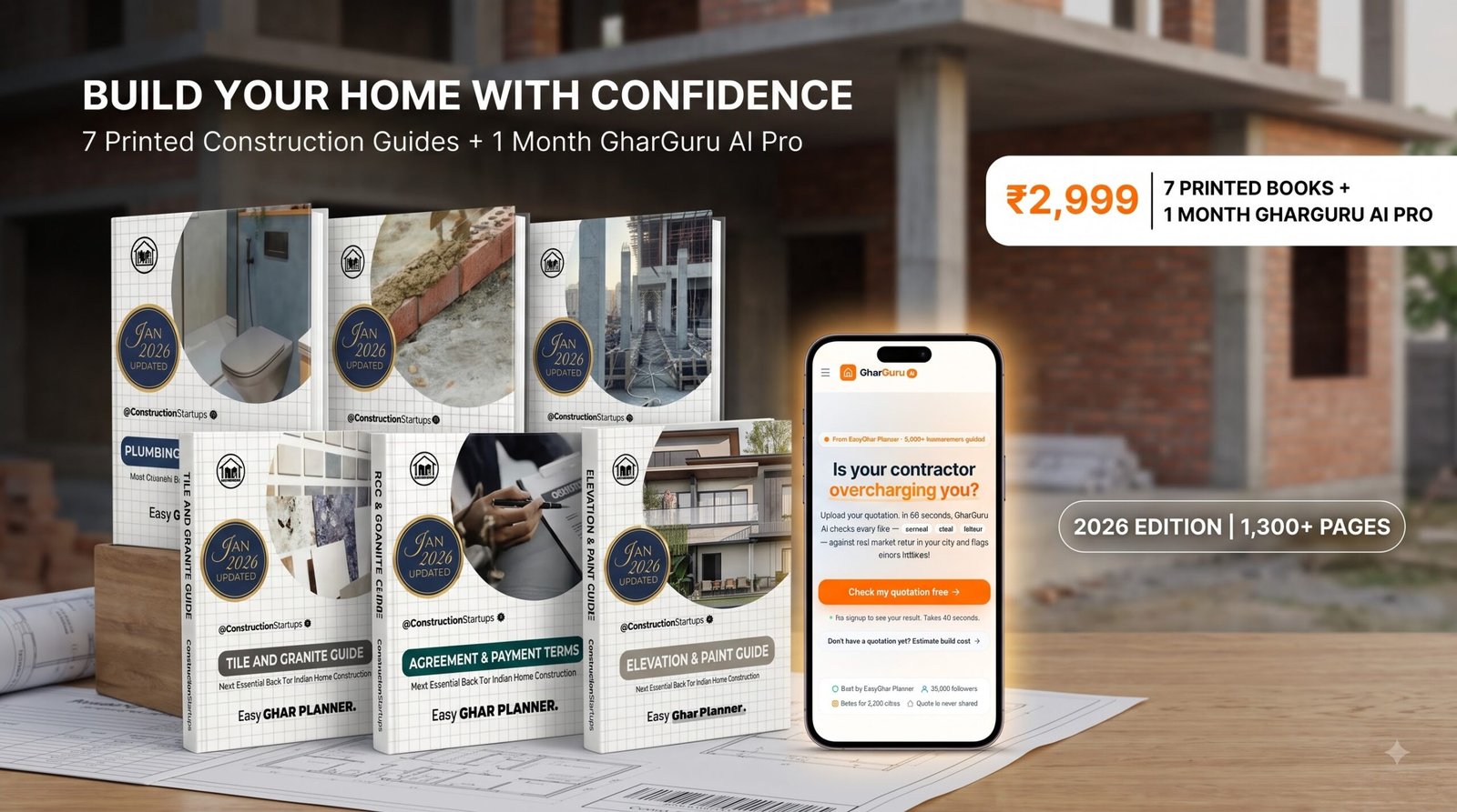 EasyGharPlanner Landing Page Hero